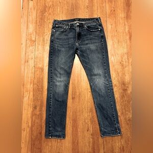 Men’s Pac Sun jeans, NWOT, 34 x 32, dark blue, some stretch, never worn